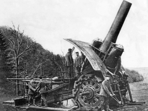 Our big rollers are named after Big Bertha, German seige howitzer, had a 42cm calibre barrel, 1914